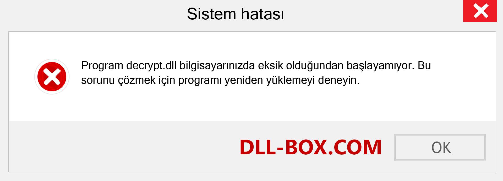 decrypt.dll dosyası eksik mi? Windows 7, 8, 10 için İndirin - Windows'ta decrypt dll Eksik Hatasını Düzeltin, fotoğraflar, resimler